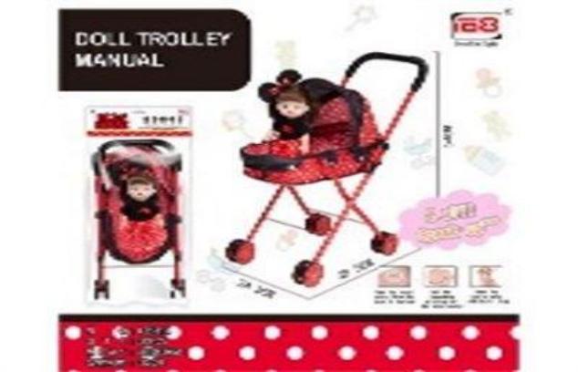 COCHE CON MUNECA CS5818