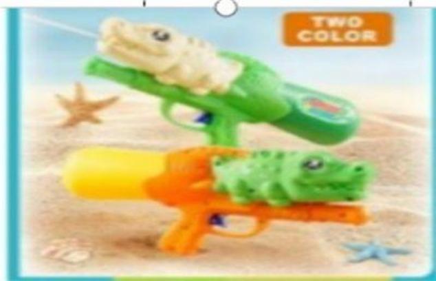 PISTOLA AGUA COCODRILO M373EY