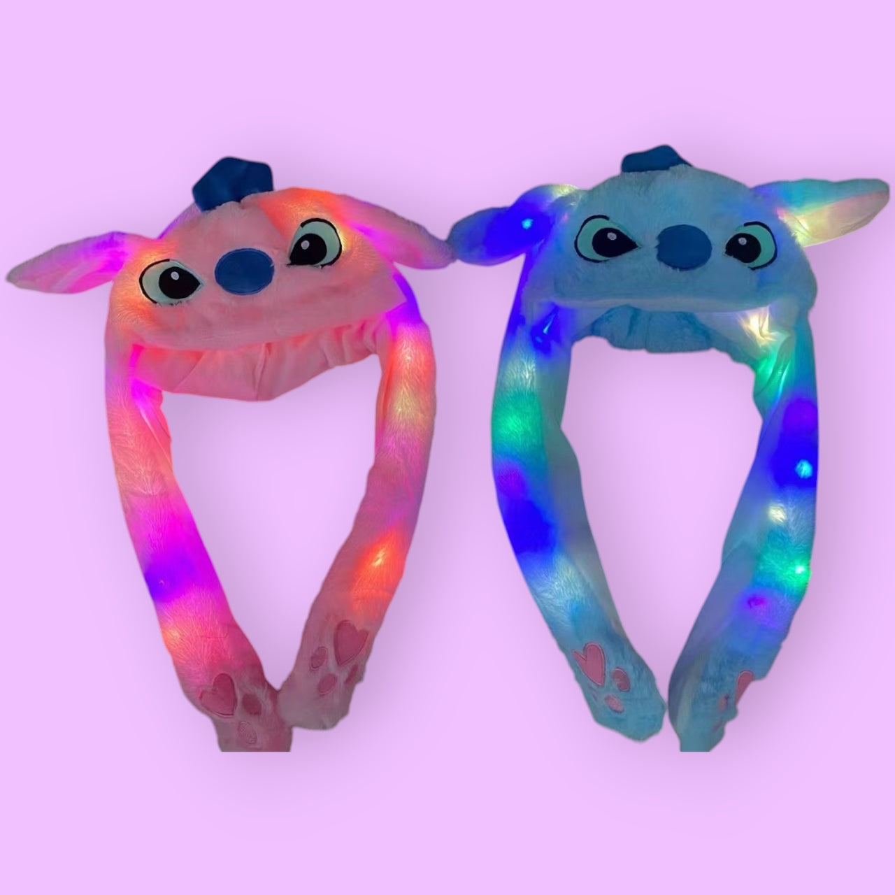 GORRA PELUDA C/ LUZ OREJA STITCH