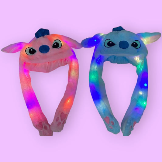 GORRA PELUDA C/ LUZ OREJA STITCH