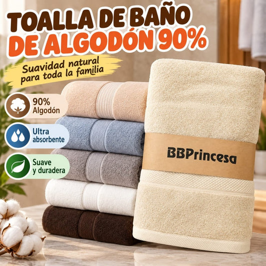 TOALLA DE BANO 90% ALGODON BBP