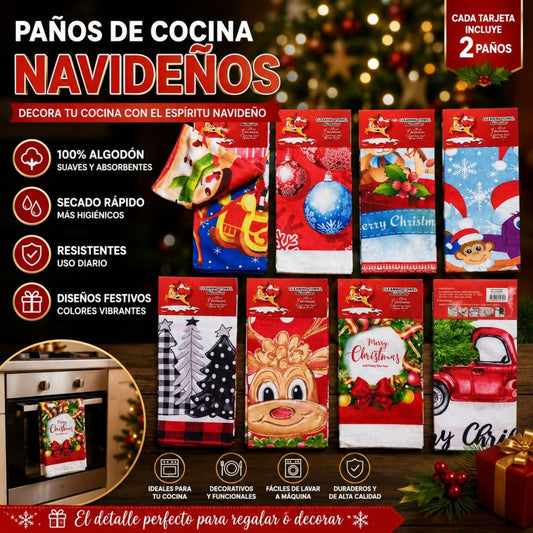 SET LIMPION NAVIDAD 2PCS