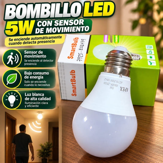 BOMBILLO LED SENSOR RADAR 5W 2306SF-5WLDQ-A