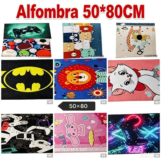 Alfombra estampada de 50 x 80 cm
