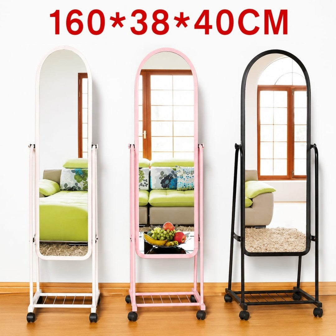 ESPEJO DE PISO CON RUEDAS PEQ 160*38*40