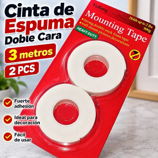 CINTA DOBLE CARA 3M 2PCS P09212