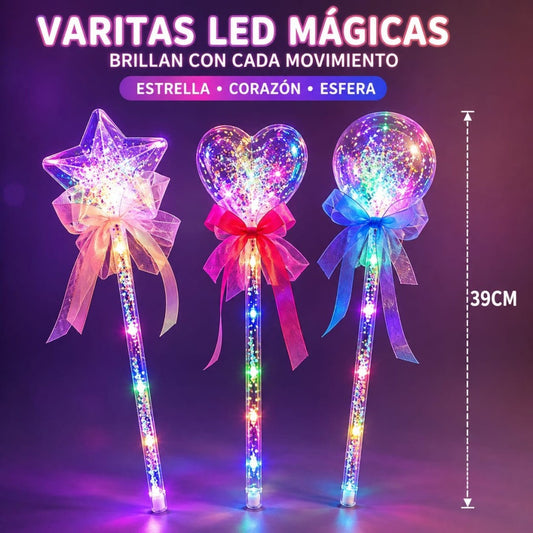 VARITA LUZ ESTRELLA CORAZON BOLA