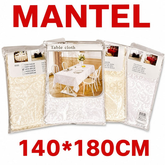 MANTEL 140*180CM ENCAJE