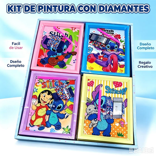 CUADRO DIAMANTE STITCH ABA