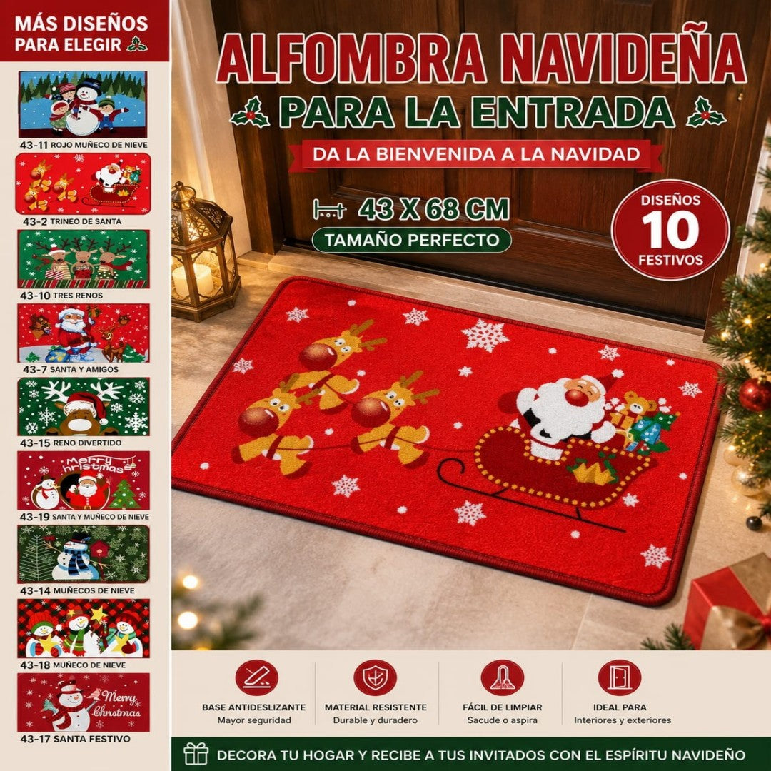 ALFOMBRA NAVIDAD 43*68