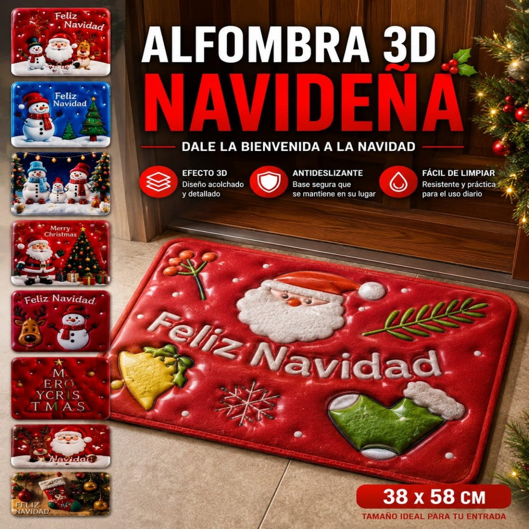 ALFOMBRA 3D NAVIDAD