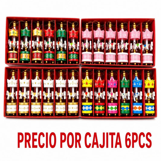 ADORNO CARRUSEL 6PCS