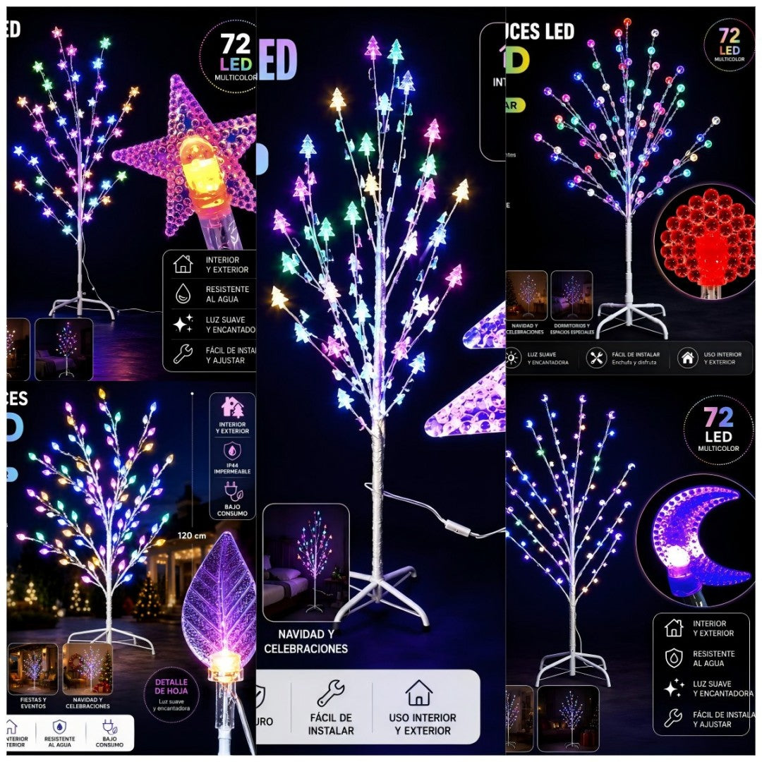 ARBOL LUZ 72L