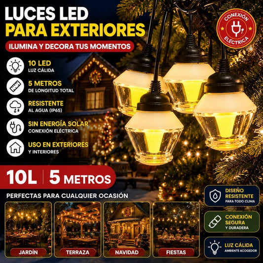 LUZ DIAMANTE 10L 5M CALIDO