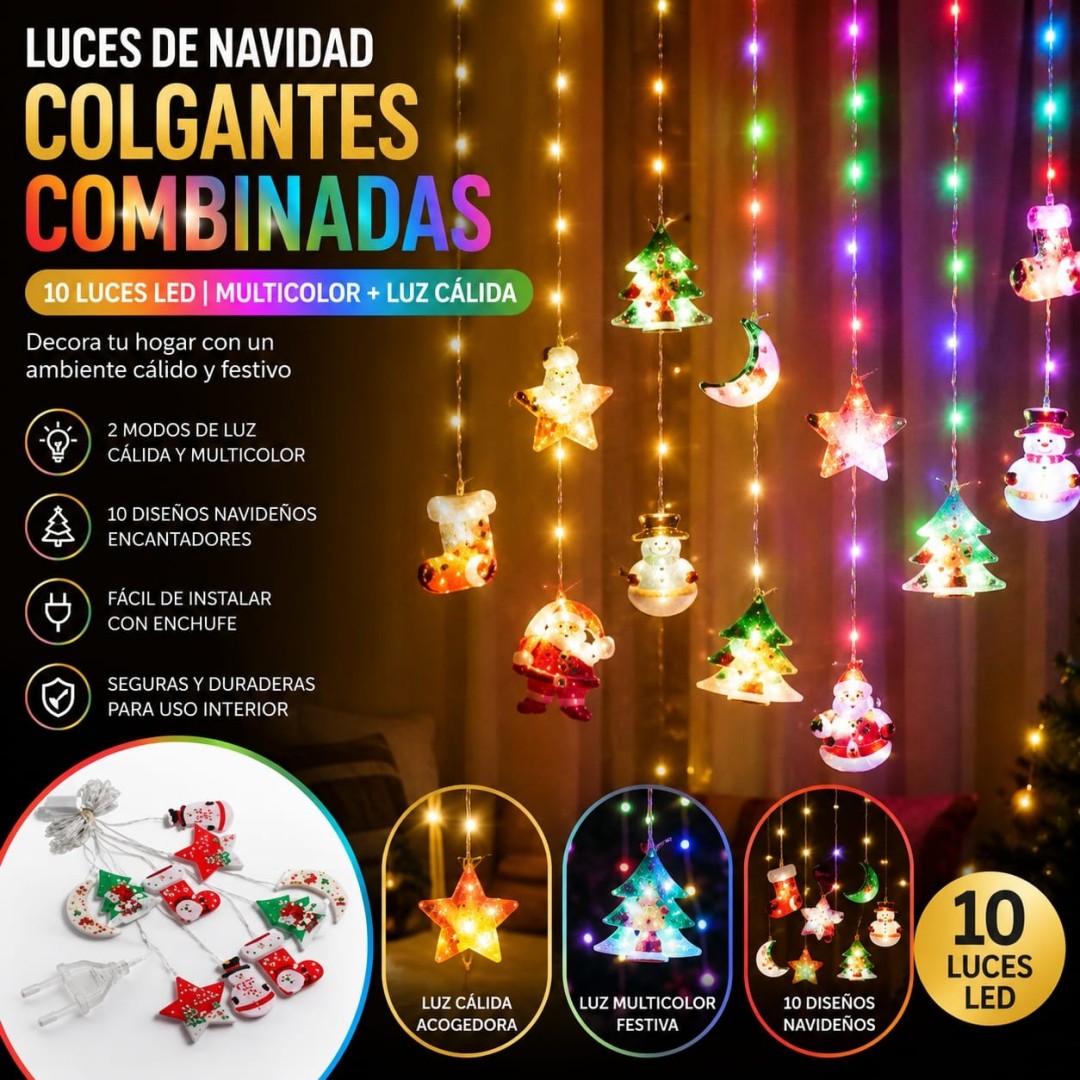 LUZ CORTINA ARBOL Y COLACHO 10L