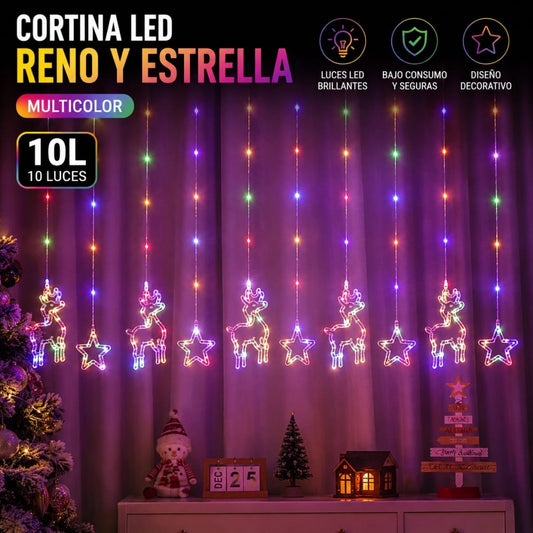 LUZ VENADO ESTRELLA 10TIRA