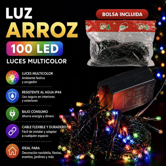 LUZ ARROZ  COLOR 100L BOLSA