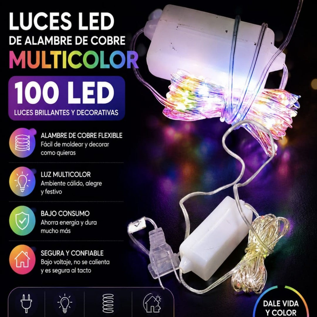 LUZ LED 100L OPP COLOR