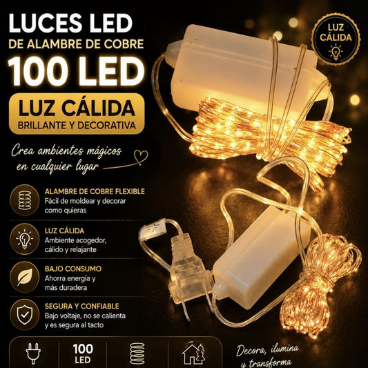 LUZ LED 100L OPP CALIDO