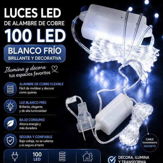 LUZ LED 100L OPP BLANCO