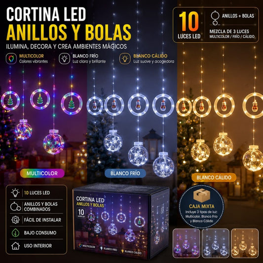 LUZ ARO+BOLA 10TIRA