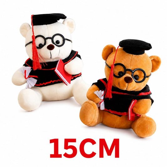 PELUCHE OSO BIRRETE 15CM