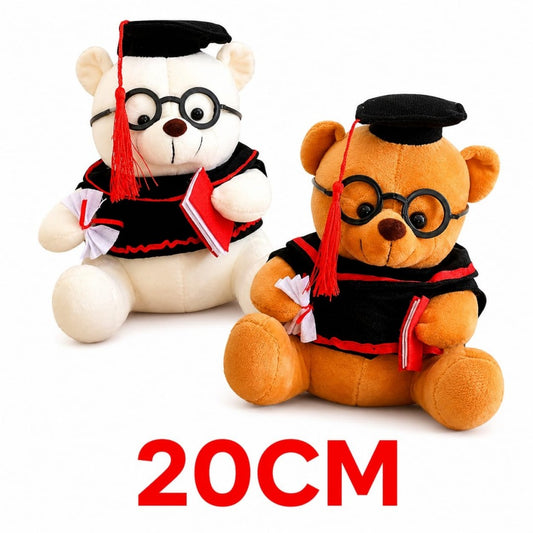 PELUCHE OSO BIRRETE 20CM