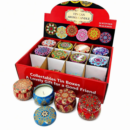 CANDELA AROMA TARRO FLOR GDE