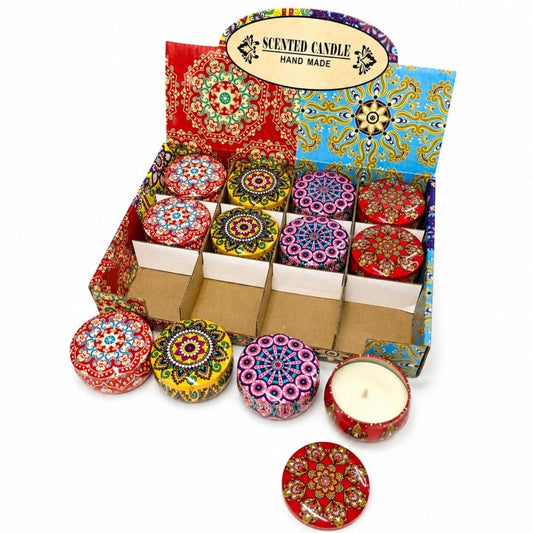 CANDELA AROMA TARRO FLOR PEQ