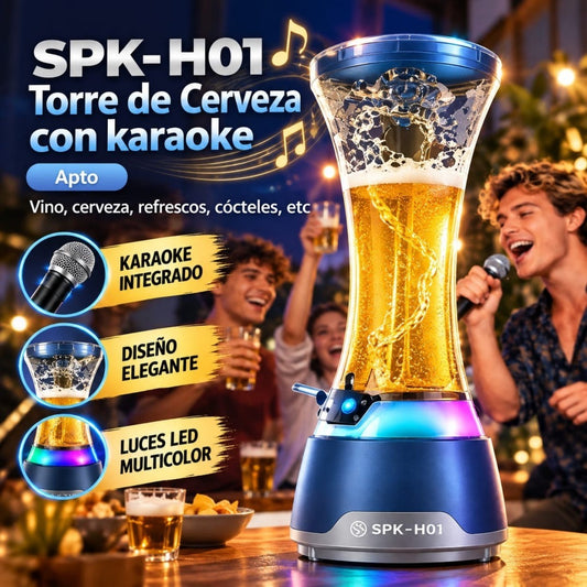 TORRE DE CERVEZA CON KARAOKE