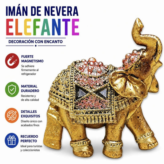 IMAN REFRI ELEFANTE DORADO 7106