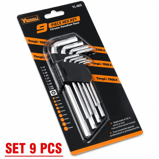 SET LLAVE ALLEN 9 PCS MED