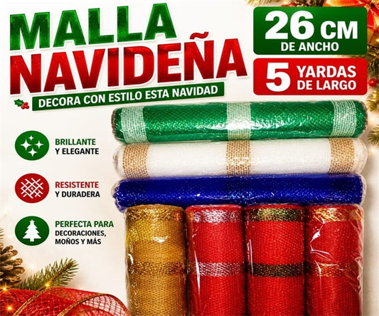 MALLA NAV 26CM 5YD 7 COLOR