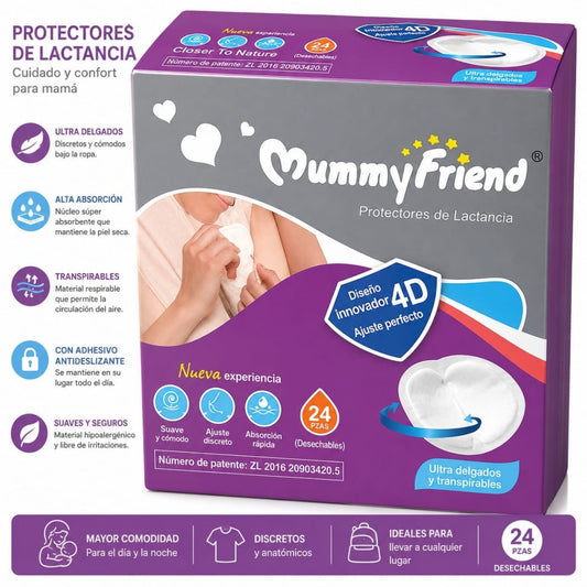 PROTECTORES DE LACTANCIA 24PCS MMZY18