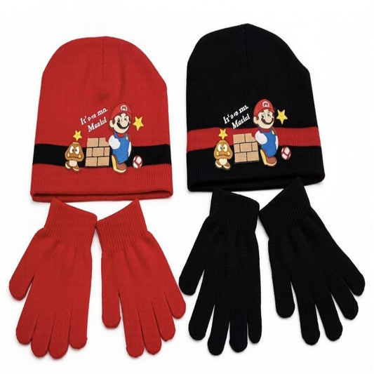 Gorro+guante TEJIDO MARIO
