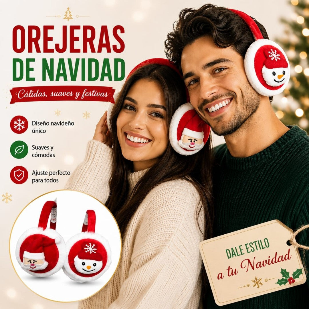 OREJERAS MUNECO NIEVE E
