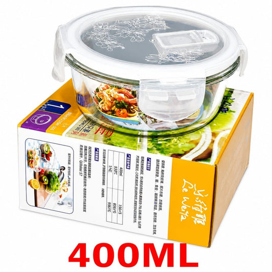 RECIPIENTE DE VIDRIO 400ML LWY-183