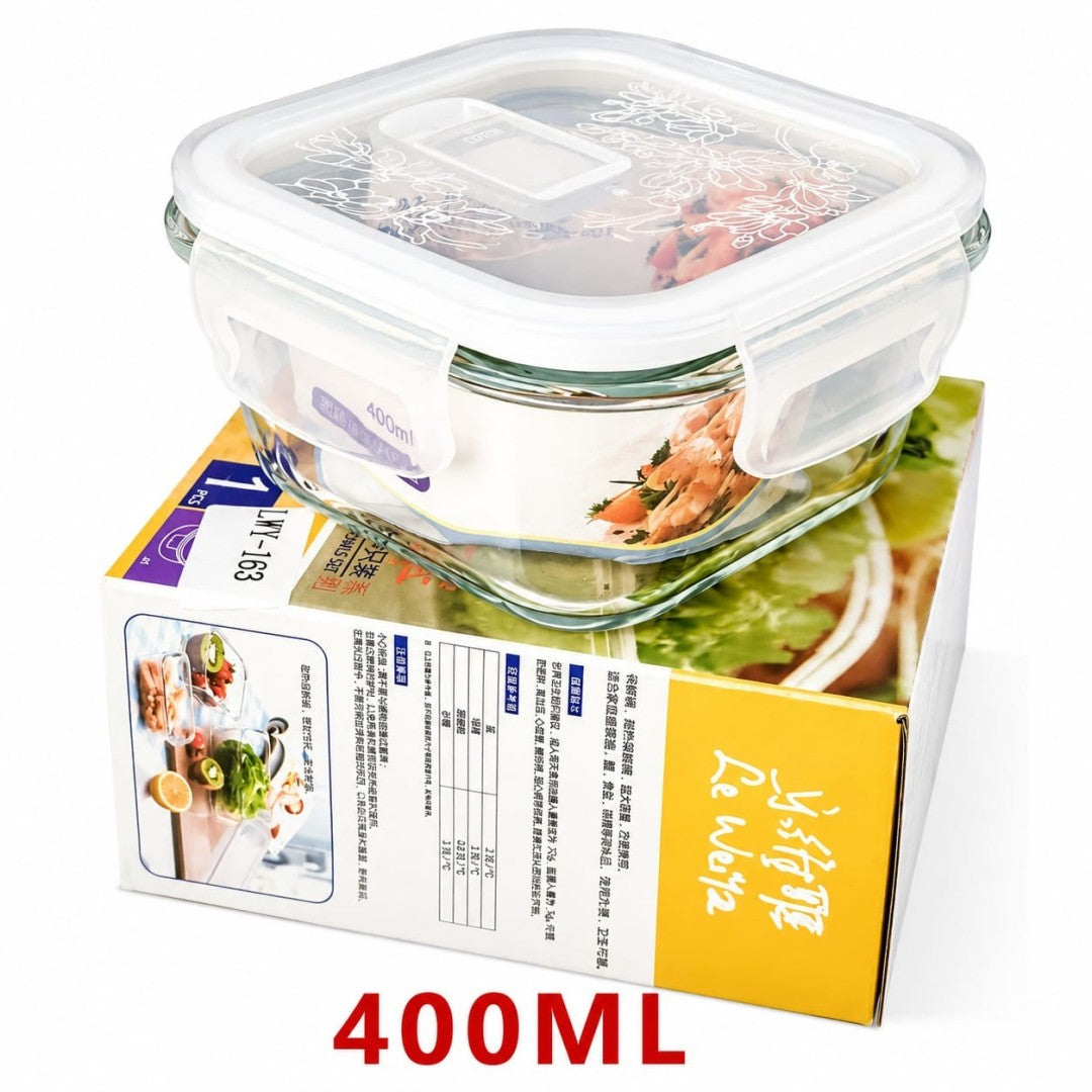 RECIPIENTE DE VIDRIO 400ML LWY-163