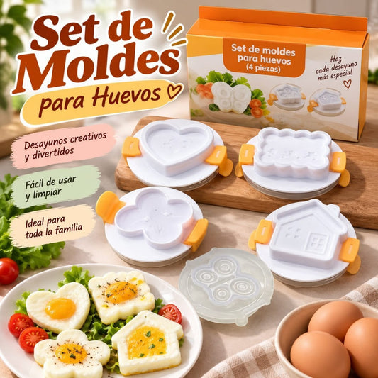 MOLDE PARA HUEVOS COCIDOS 4PCS X-37