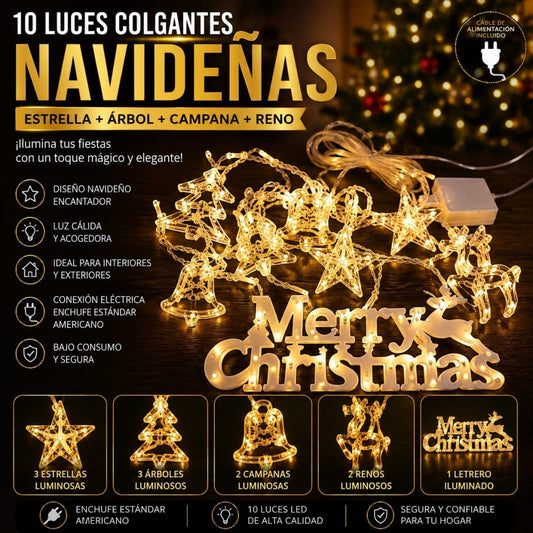 LUZ ESTRELLA+ARBOL+CAMPABA+LETRA 10L