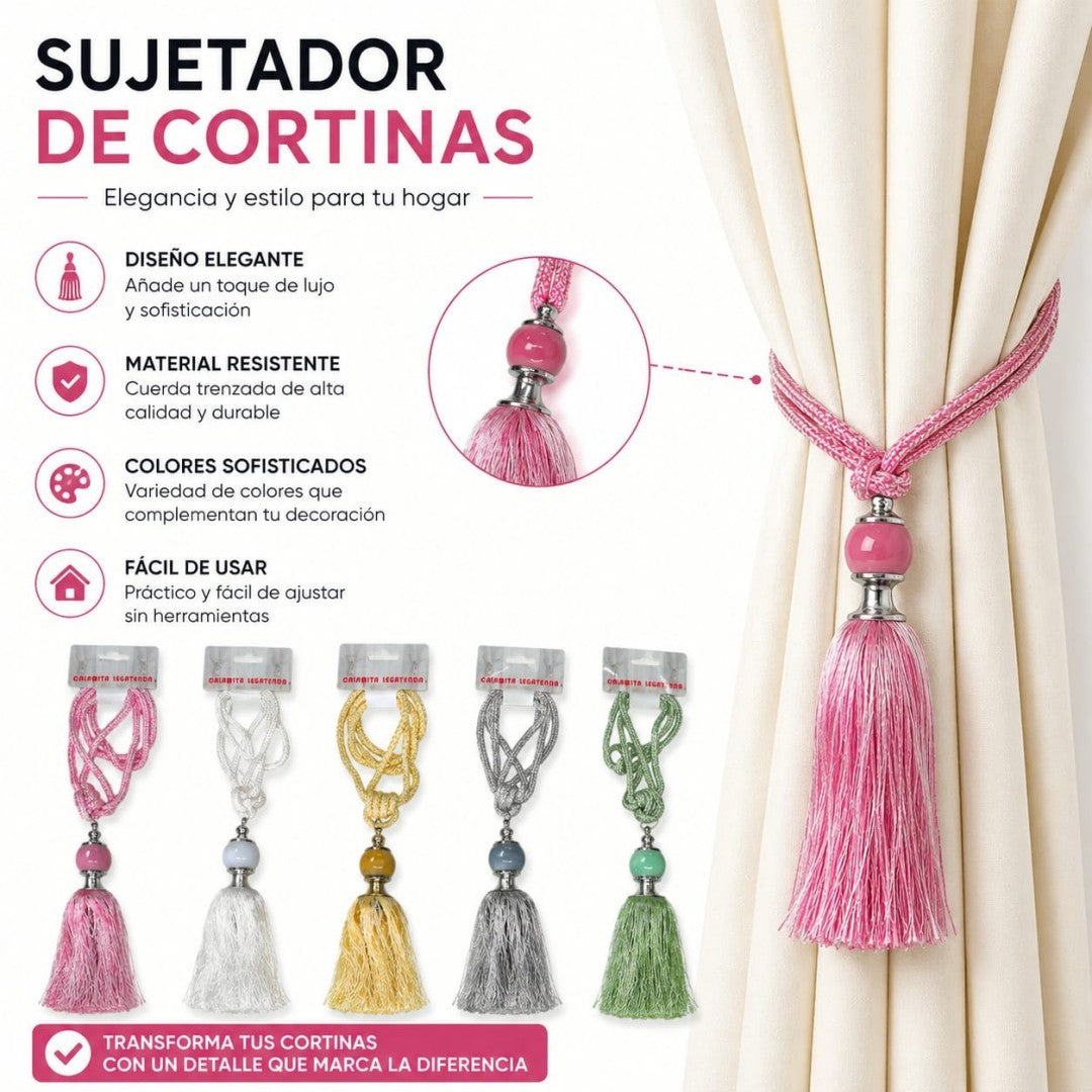 SUJETADORES DE CORTINAS PIEDRA