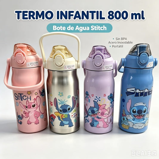 TERMO ACERO 800ML STITCH