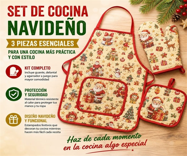 SET DELANTAL+GUANTE+INTIVITUAL NAVI