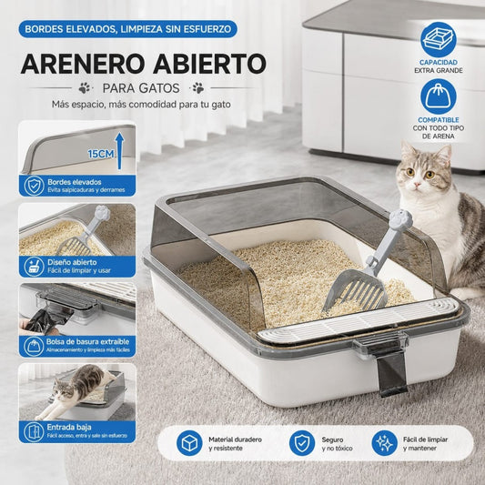 ARENERO PARA GATO CON PALA BOLSA