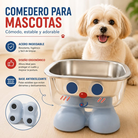 TAZA ACERO CON PIERNA PARA MASCOTAS CW7039