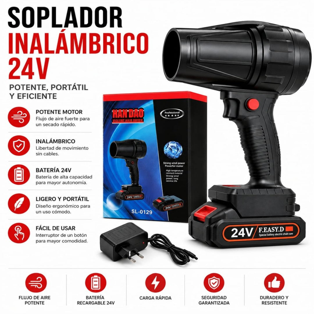 SOPLADOR TURBO ELECTRICA BATERIA