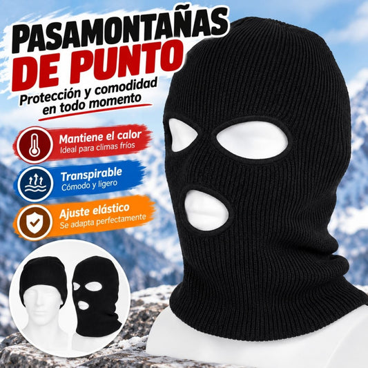 GORRO MASCARA TEJIDO
