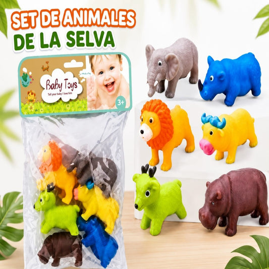 ANIMAL PVC BOLSA 6PCS 560A-42