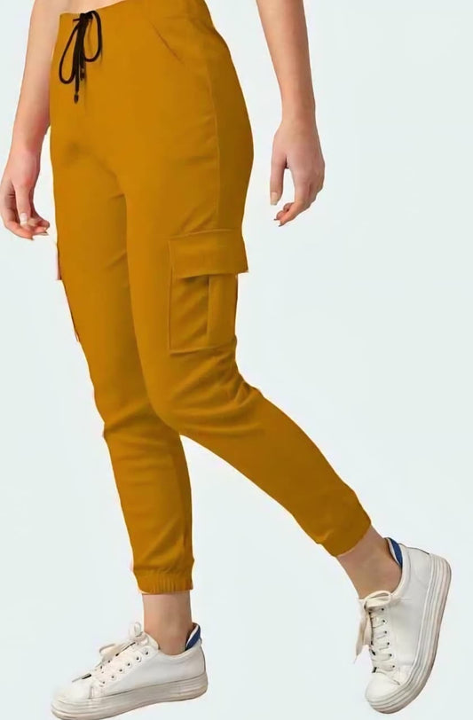 PANTALON MUJER COLOR MOSTAZA 1715