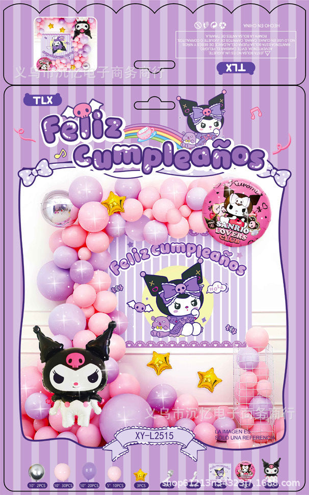 JUEGO GLOBO COMPLEANOS KUROMI XY-L2515